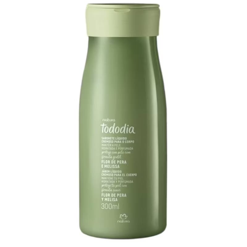Sabonete Líquido Cremoso Flor De Pera E Melissa Natura 300ml
