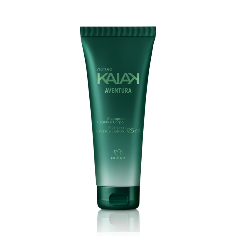 Shampoo Cabelo e Corpo Kaiak Aventura 125 ml Natura
