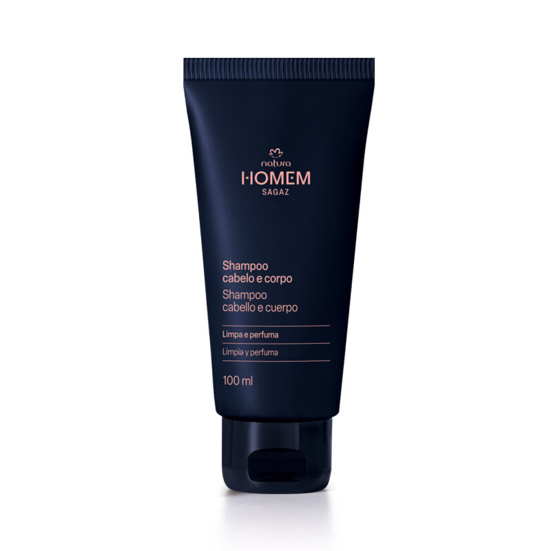 Shampoo Cabelo e Corpo Natura Homem Sagaz 100ml Natura